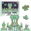 Lean Toys Kosminiai magnetiniai blokeliai 108 vnt.