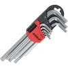 Dedra eiabriauniai raktai ilgi 1510mm rinkinys 9vnt CRV