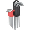 Dedra eiabriauniai raktai ilgi 1510mm rinkinys 9vnt CRV
