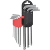 Dedra eiakampiai raktai rutulys ilgi 1510mm rinkinys 9vnt CRV