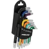 Klucze „Torx“ raktų rinkinys, 9 vnt., T10-T50, S2, „Proline“