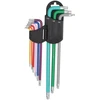 Dedra Torx raktai extra ilgi spalvaT10T50 rinkinys 9vnt S2