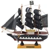 Dekoratyvinis piratų burlaivio modelis 20x20 cm