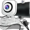 Kompiuterio internetinė kamera su segtuku, kamera pamokoms + USB mikrofonas