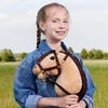 Tootiny Koń na kiju Hobby Horse HOPPIHORSE A4 smėlio spalva