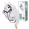 Tootiny Koń Mėgėjiškas arklys hoppihorse a4 leopardas - baltas, tarantulo kailis