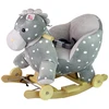 Lean Toys Supuoklinis arkliukas su baltais taškeliais, 46 cm
