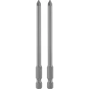 Końcówka 1/4" pozidriv antgalis nr. 1, ilgis 100 mm, 2 vnt., s2, prolinas