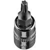 Końcówka Torx TX15 antgalis ant 1/4 colio lizdo, trumpas, 37 mm