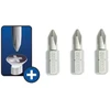 Dedra Atsuktuvo antgaliai Phillips PH2x25mm 3vnt blisteris