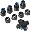 Orno Konektor Keturgubas X tipo skirstytuvas su greita jungtimi, IP68, 3x4mm2, 400V/16A