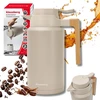 Konferencinis termosas, 2 l, 304 plienas, be BPA, smėlio spalvos, klausberg, kb-9014