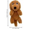 KONG Comfort Pups Goldie žaislas lovoje M dydžio, 33x15x11,5 cm