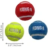 KONG - Sport Softies kamuoliukai - M - 3 vnt. pakuotėje - 6,5 cm