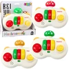 Lean Toys Vaikiška interaktyvi konsolė su spalvotais mygtukais ir melodijomis