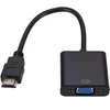 Konwerter HDMI į VGA keitiklis D-Sub 15 kontaktų adapterio kabelis monitorius „Full HD 1080p“