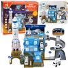 Lean Toys Kosminė bazė su raketa
