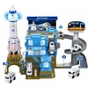 Lean Toys Kosminė bazė su raketa