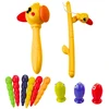 Lean Toys Montessori lavinamasis kubas su krokodilu ir cimbolais