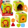 Lean Toys Interaktyvus mokomasis kubas mažyliams Žalias Lion
