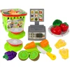 Lean Toys Žaislinis vaisių ir daržovių rinkinys su svarstyklėmis