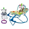 Lean Toys 2-in-1 sūpuoklės-kėdutė su zebru