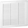 Kratka Grotelės su galiniais dangteliais 250x250, baltos