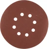Krążki Šlifavimo diskai su lipdukais, 150 mm, P180, 5 vnt., su 8 skylėmis