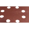 Krążki Šlifavimo diskai su lipdukais, 150 mm, P120, 5 vnt., su 8 skylėmis