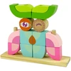 Medinė erdvinė dėlionė vaikams Lean Toys Pelėda 3D