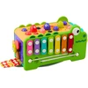 Lean Toys Edukacinis krokodilo formos kubas Montessori