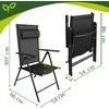 Gardlov juodas folding garden chair, 2 pieces