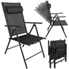 Gardlov juodas folding garden chair, 2 pieces