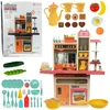 Lean Toys Vaikiška virtuvėlė su šviesos ir garso efektais, rožinė