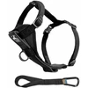 KURGO - „Tru-Fit Smart Harness“ su saugos diržo tvirtinimo detale M, 11–23 kg, juodos spalvos - (604.1222)