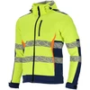 Lahti Pro Striukė Didelio matomumo softshell striukė, geltona ir mėlyna, "s", Ce, Lahti