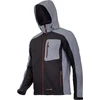 Lahti Pro Striukė Softshell striukė su gobtuvu. Juoda-pilka-pomponuota, "m", ce, lahti