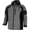 Lahti Pro Striukė Softshell striukė su gobtuvu, pilka-juoda-raudona, "m", ce, lahti