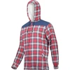 Lahti Pro Koszula Šilti flaneliniai marškiniai, sutvirtinti, raudoni-dideli, "3xl", ce, latekso spalvos