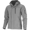 Kurtka Striukė Softshell striukė su gobtuvu, pašiltinta, pilka, "2xl", ce, lahti