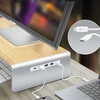 J5create – medinis monitoriaus stovas su įkrovimo stotele