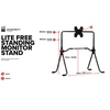Laikiklis Next Level Racing - Lite Free Standing Monitorius Stand