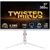 „Twisted Minds“ – „Arctic Pro“ serijos 27 colių FHD – 360 Hz 0,5 ms spartos IPS HDMI 2.1 žaidimų monitorius – baltas