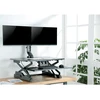 Laikiklis / wieszak biurkowy na dwa monitory / podwójny Maclean, VESA 75x75 100x100, 17"-27", max 14kg, MC-854