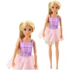 Lean Toys Lėlė balerina Anlily su judančiomis galūnėmis ir aksesuarais