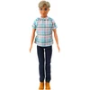 Lean Toys Lėlė berniukas su lagaminu ir priedais