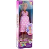 Lean Toys Lėlė Anlily Nėščioji su Rožine Suknele ir Ilgais Plaukais