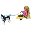 Lean Toys Lėlė Anlily su žiemos sporto priedais