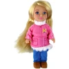 Lean Toys Lėlė Anlily su žiemos sporto priedais