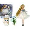 Lean Toys Žaislinė lėlė Emily su kačiuku, 30 cm